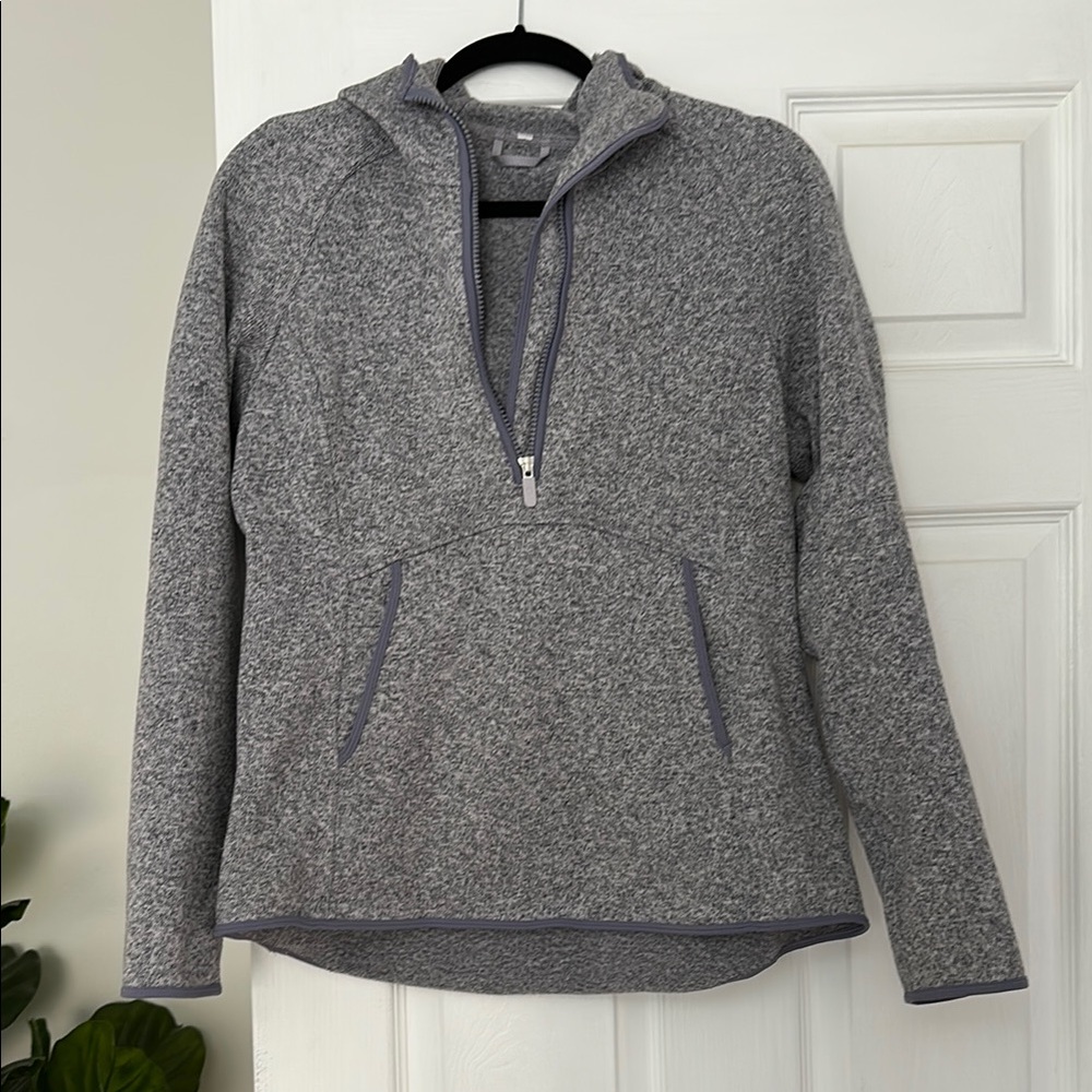 Lululemon 1/2 zip “fleece and thank you”